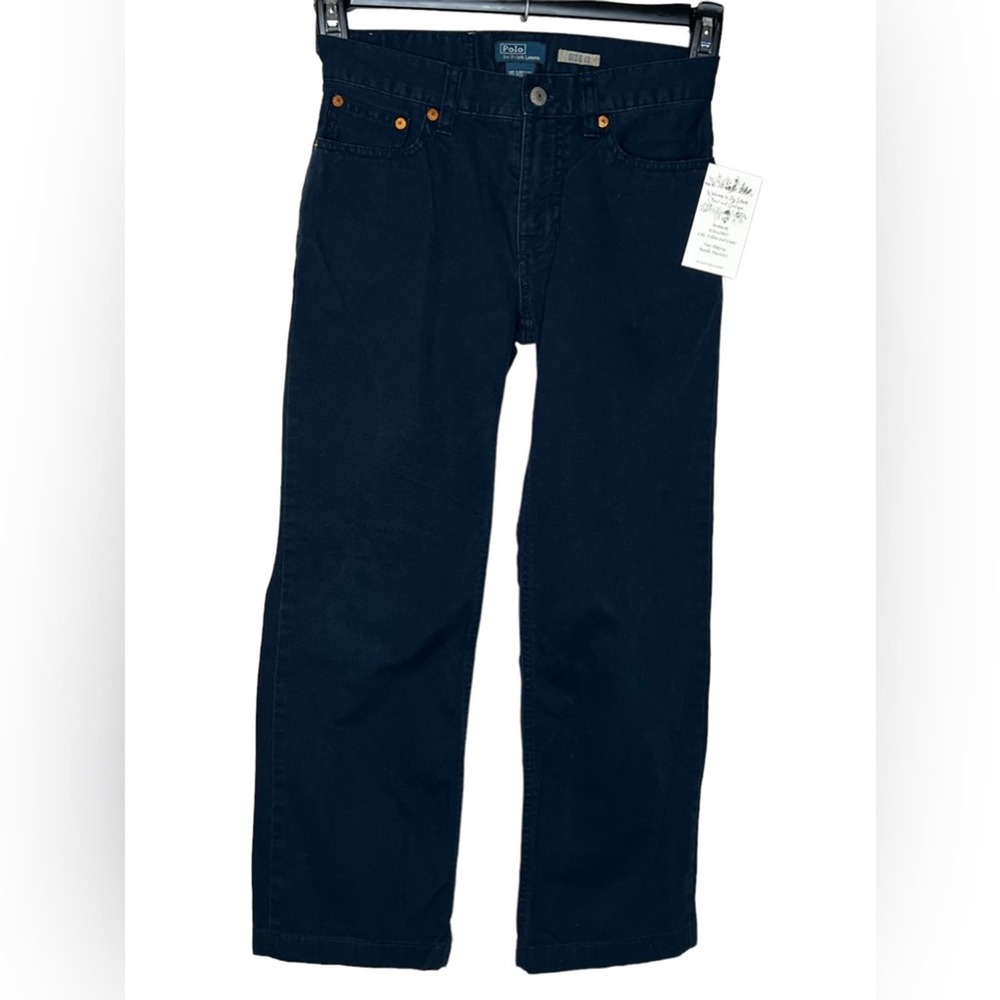 Polo by Ralph Lauren Boys Chino classic fit pants 
Navy size 12  inseam 26”